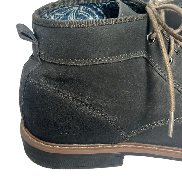 Penguin Munsingwear Gray Monty Chukka Leather Boots Size 9.5 - Picture 6 of 12